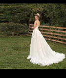 Vintage Lace A-Line Wedding Dress