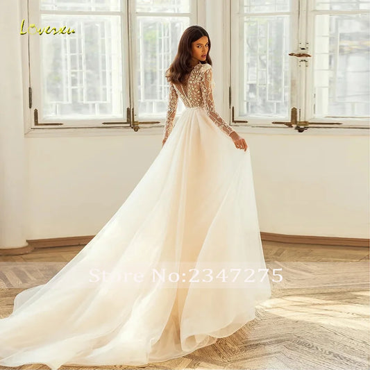 Loverxu Elegant Wedding Dress