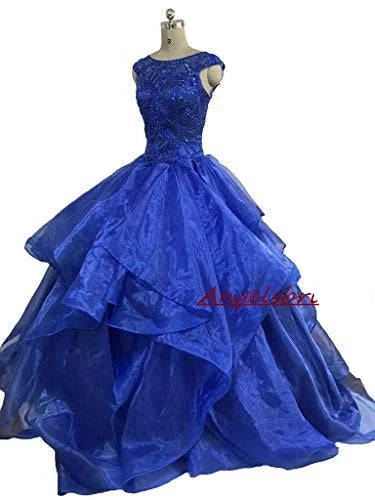 Backless Quinceañera Dress