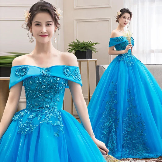 Blue Tutu Dress for Performance