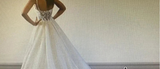 Lace Mermaid Wedding Dress with Detachable Train